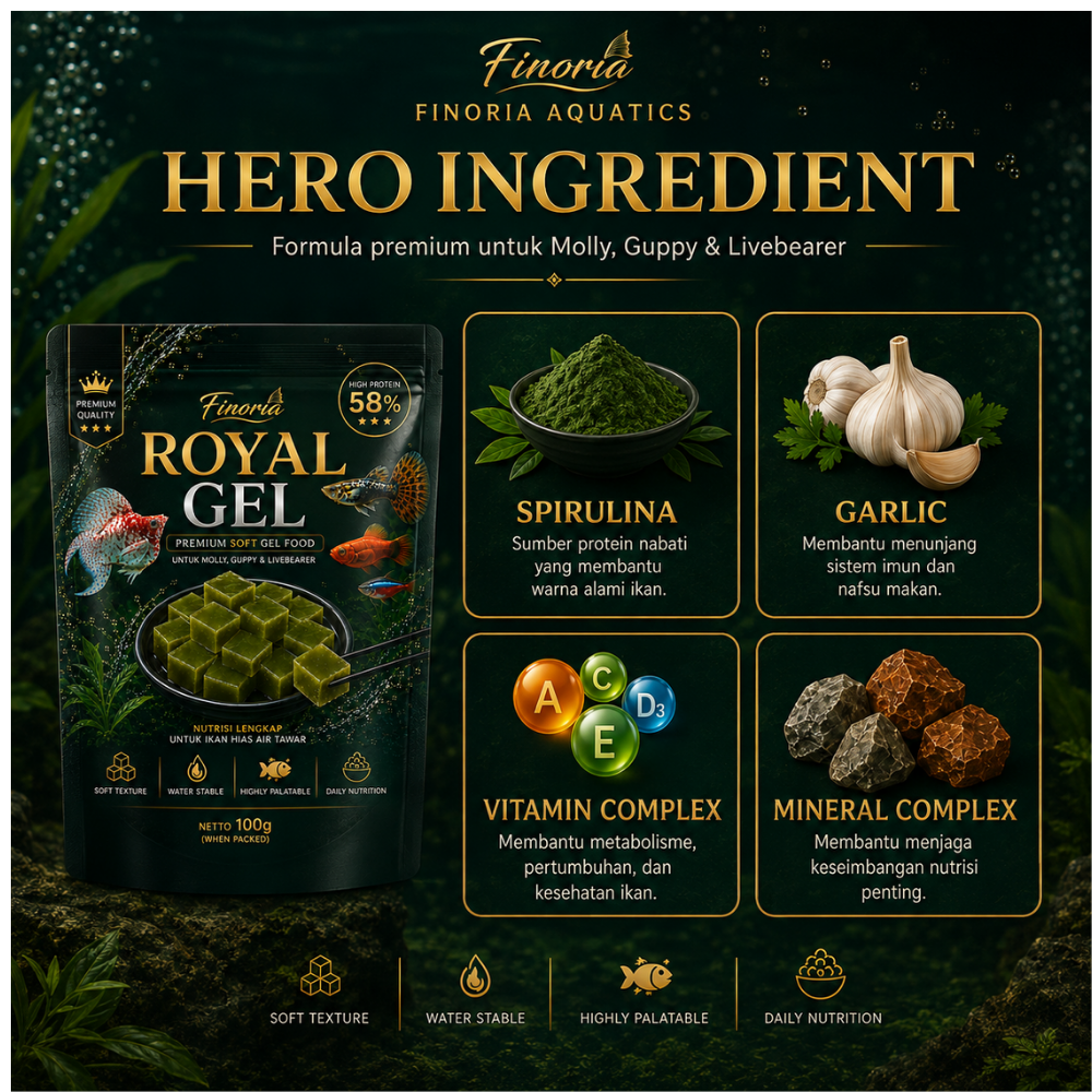 Finoria Royal Gelfood Gel Food Premium 100g
