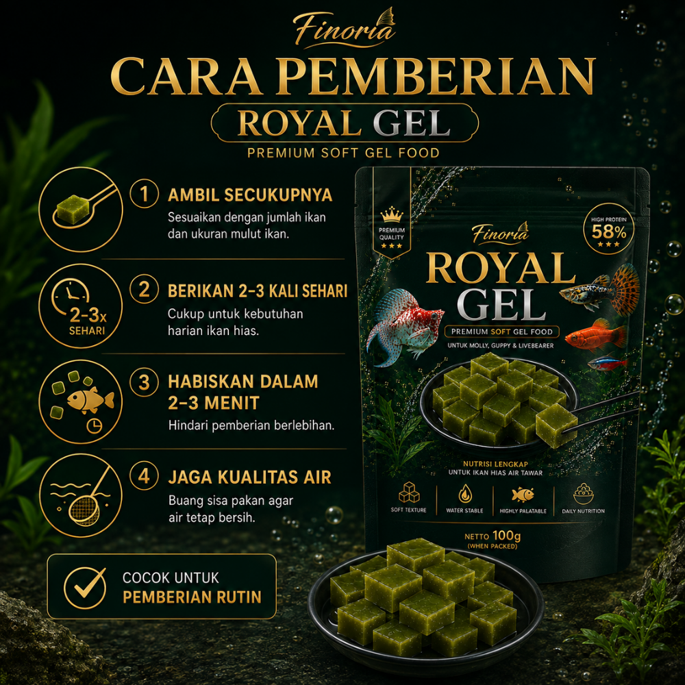 Finoria Royal Gelfood Gel Food Premium 100g