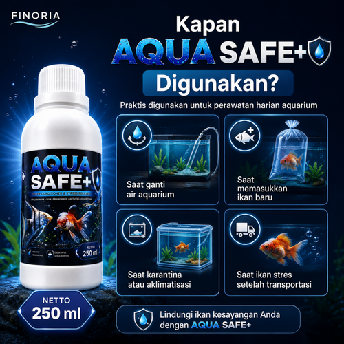 Finoria Aqua Safe 250ml - Penetral dan penjernih Air